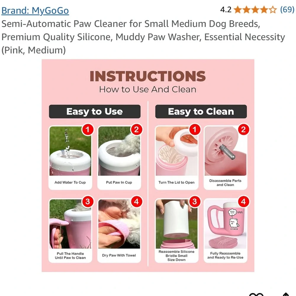 Brandnew Semi Automatic Paw cleaner